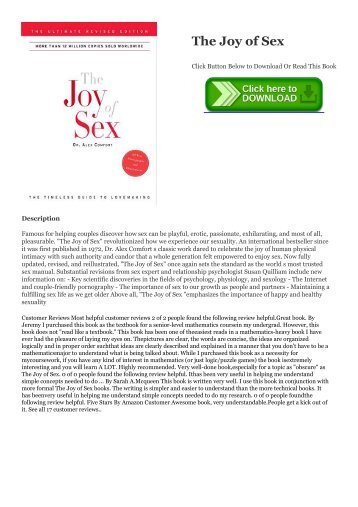The Joy Of Sex Epub